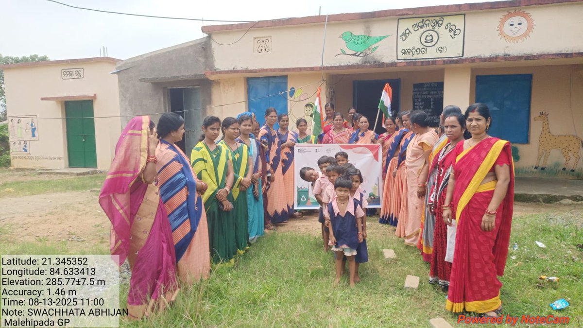 Zilla Parishad, Deogarh (@zp_deogarh) on Twitter photo Different activities carried out in Malehipada GP of Reamal block on the occasion of Har Ghar Tiranga Har Ghar Swachhata Campaign 2025. Addl EO(Admin), BDO attend the programme. #HarGharTiranga #HarGharSwachhata
<a href="/PRDeptOdisha/">Panchayati Raj and Drinking Water Department</a>
<a href="/MoJSDDWS/">Department of Drinking Water & Sanitation (#DDWS)</a>
<a href="/Deogarhdistadmn/">Collector Deogarh</a> Different activities carried out in Malehipada GP of Reamal block on the occasion of Har Ghar Tiranga Har Ghar Swachhata Campaign 2025. Addl EO(Admin), BDO attend the programme. #HarGharTiranga #HarGharSwachhata
<a href="/PRDeptOdisha/">Panchayati Raj and Drinking Water Department</a>
<a href="/MoJSDDWS/">Department of Drinking Water & Sanitation (#DDWS)</a>
<a href="/Deogarhdistadmn/">Collector Deogarh</a>