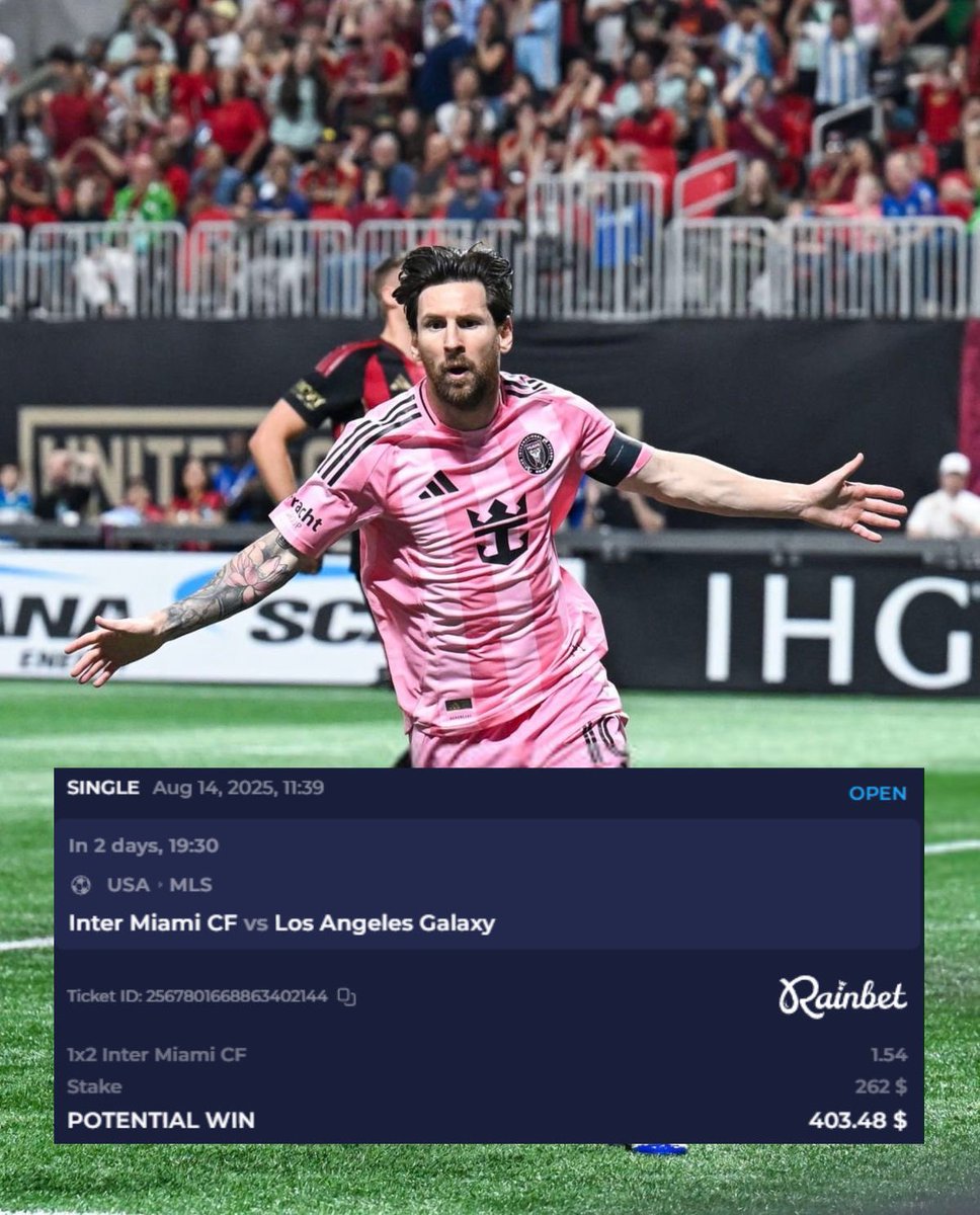 Messi’s team to win is just cash money