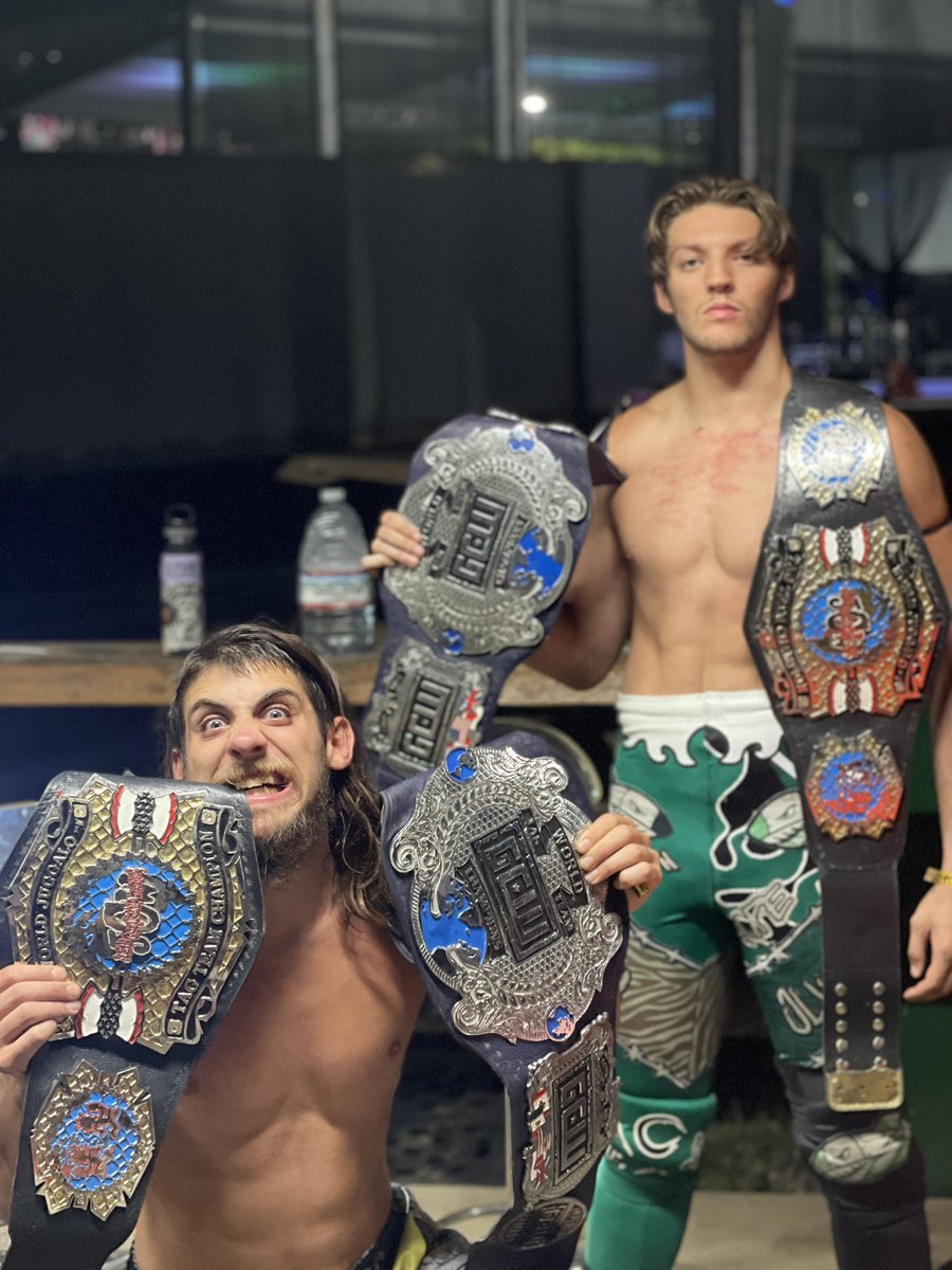 Jordan Oliver (@thejordanoiiver) on Twitter photo AND NEW <a href="/jcwlunacy/">Juggalo Championship Wrestling</a> tag team champions !
World domination continues ! AND NEW <a href="/jcwlunacy/">Juggalo Championship Wrestling</a> tag team champions !
World domination continues !