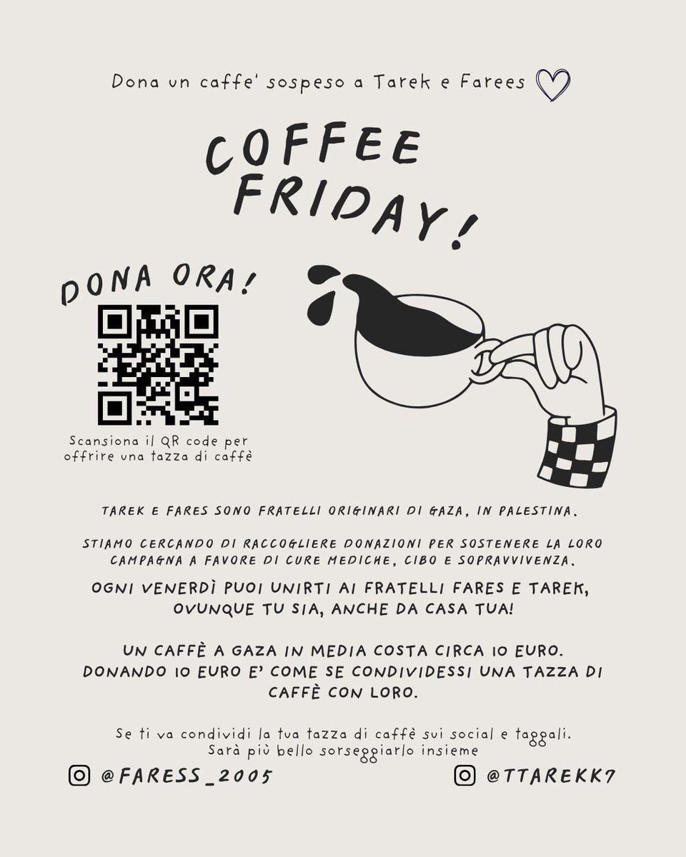 Che sia un #BuonFerragosto anche per chi sta soffrendo. 
#forGaza 
Please support this GoFundMe by donating or sharing – every bit of help makes a difference. gofund.me/c9653231