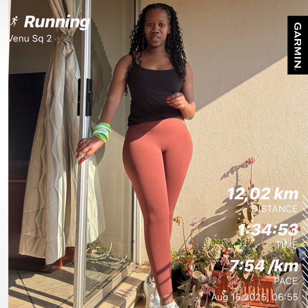njonjo_njonjo's tweet photo. This run felt like a big hug from life 🌸. Forever GRATEFUL for the gift of Life and Mobility🙏🏾🩷

#FetchYourBody2025 #TrapNLos #IPaintedMyRun #RunningWithTumiSole #RoadToSCTM 🚀 https://t.co/fTMC6ts7IB