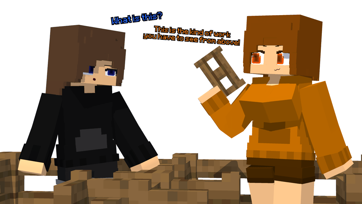 manamanultra's tweet image. What did she make?🤔🤔🤔🤔

....WAAAAAAAAAAA!!!!!!!!!!!!🤯🤯🤯🤯🤯🤯🤯

#minecraft #mineimator #mineimatorrender #oc