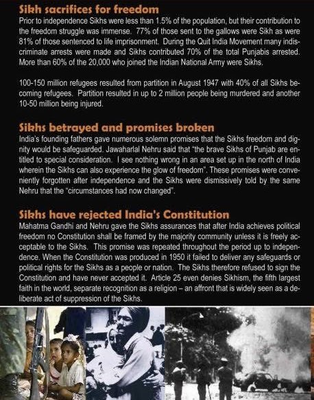 SikhFedUK's tweet photo. Know the Truth Know your History! #IndependenceDay #RajKaregaKhalsa #SikhKingdom #SikhFreedom #Khalistan https://t.co/fofr7jVsAg