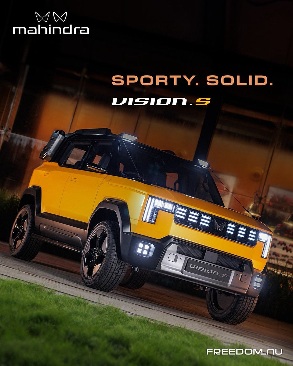 Shaan00799146's tweet photo. Four Visions. One Global Future. Built on the all-new modular, multi-energy NU_IQ platform, these world-beating SUV concepts embody Mahindra's Global Vision 2027.
Which one do you like the most?
#HappyIndependenceDay #IndependenceDay2025
#VisionS #VisionX #VisionT #VisionSTX https://t.co/O2NOhpeNmN