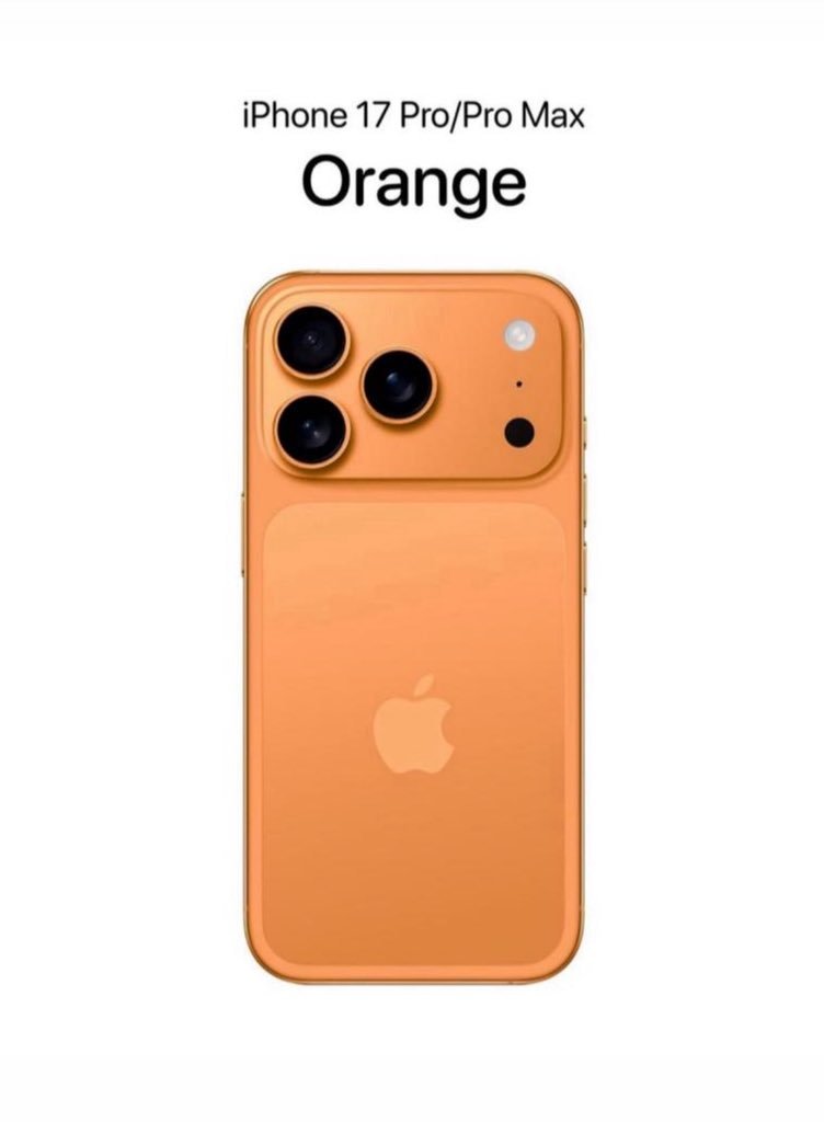 TenorshareD's tweet image. Gerücht: Das iPhone 17 könnte in einer brandneuen Farbe erscheinen – Orange.Würdest du es kaufen? 📱✨
#iphone17 #tenorshare #reiboot #icarefone