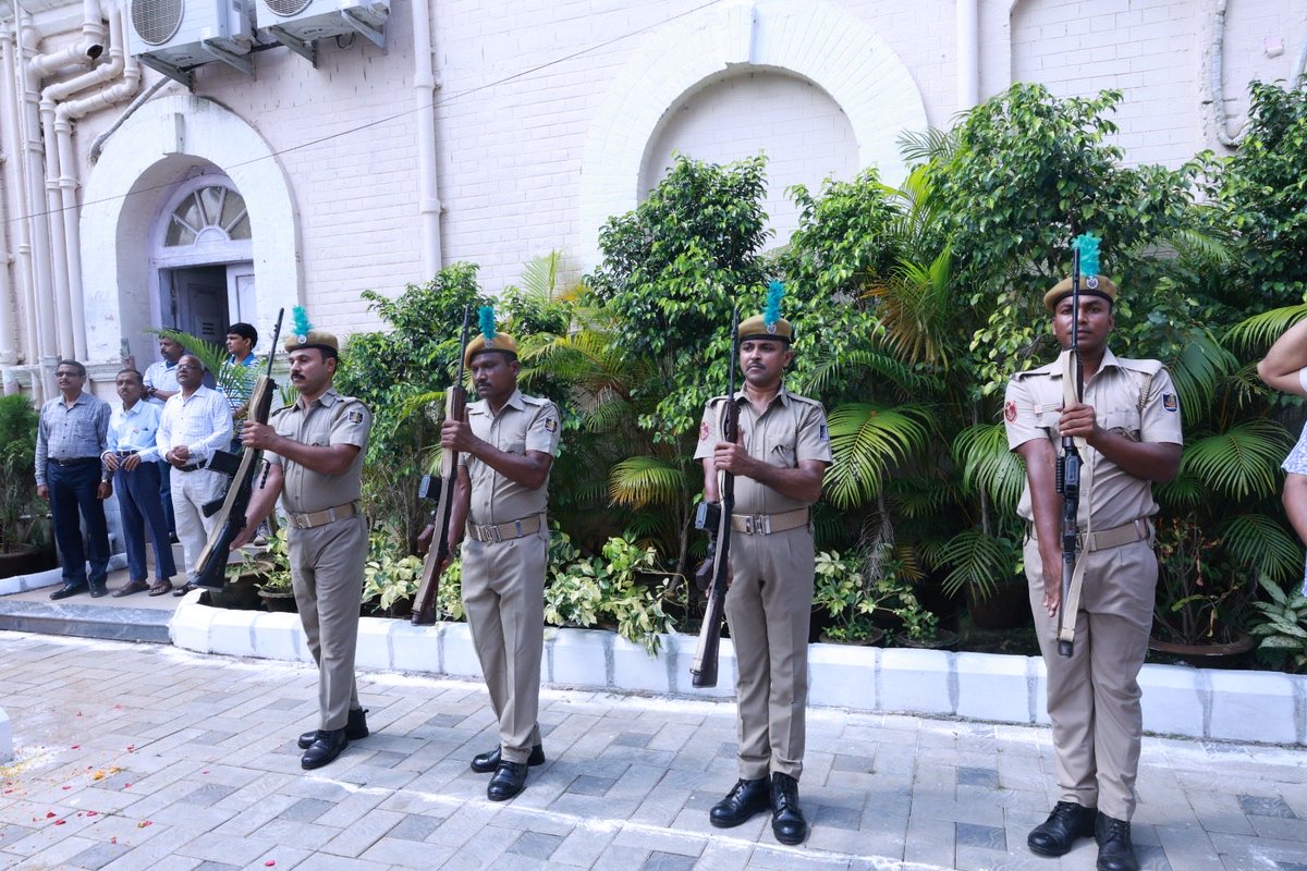 Flag hoisting ceremony in the Office of the Advocate General, Odisha.