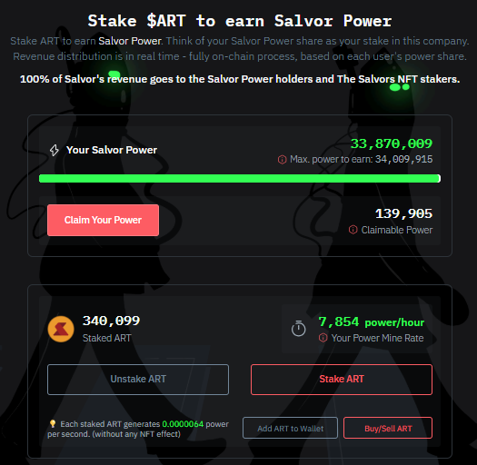 ICYMI, Boost Season 13 and Art Season 04 rewards have been claimable for a few days now.

I’m set to collect about 39k $ART (~$800) in total, mostly just from using <a href="/salvor_io/">Salvor 🚢🔺</a> to:
📌 lend/borrow NFTs and tokens
📌 list/bid NFTs
📌 trade NFTs
📌 create 1/1 art
📌 auction/bid on