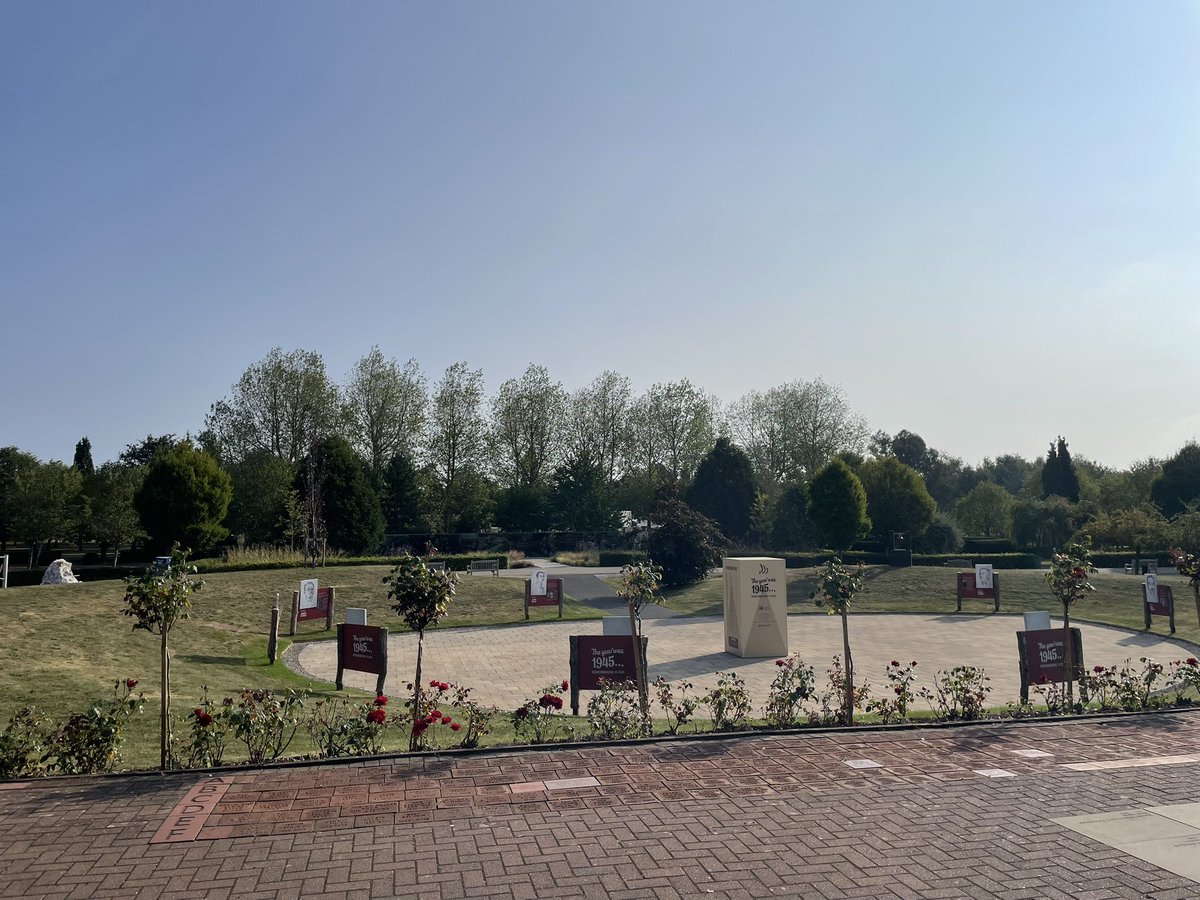 An immense privilege to be at National Memorial Arboretum today to hear the reflections of veterans who helped bring an end to the Second World War