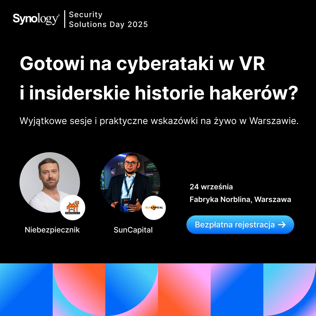 🎯 Nie przegap!
🔹 SunCapital – cyberatak w VR: jak reagować krok po kroku
🔹 Niebezpiecznik – jak ukradziono mln zł firmom i co by to powstrzymało
Zero ogólników. 100% praktyki.
👉 synology.zohobackstage.eu/SecuritySoluti…
