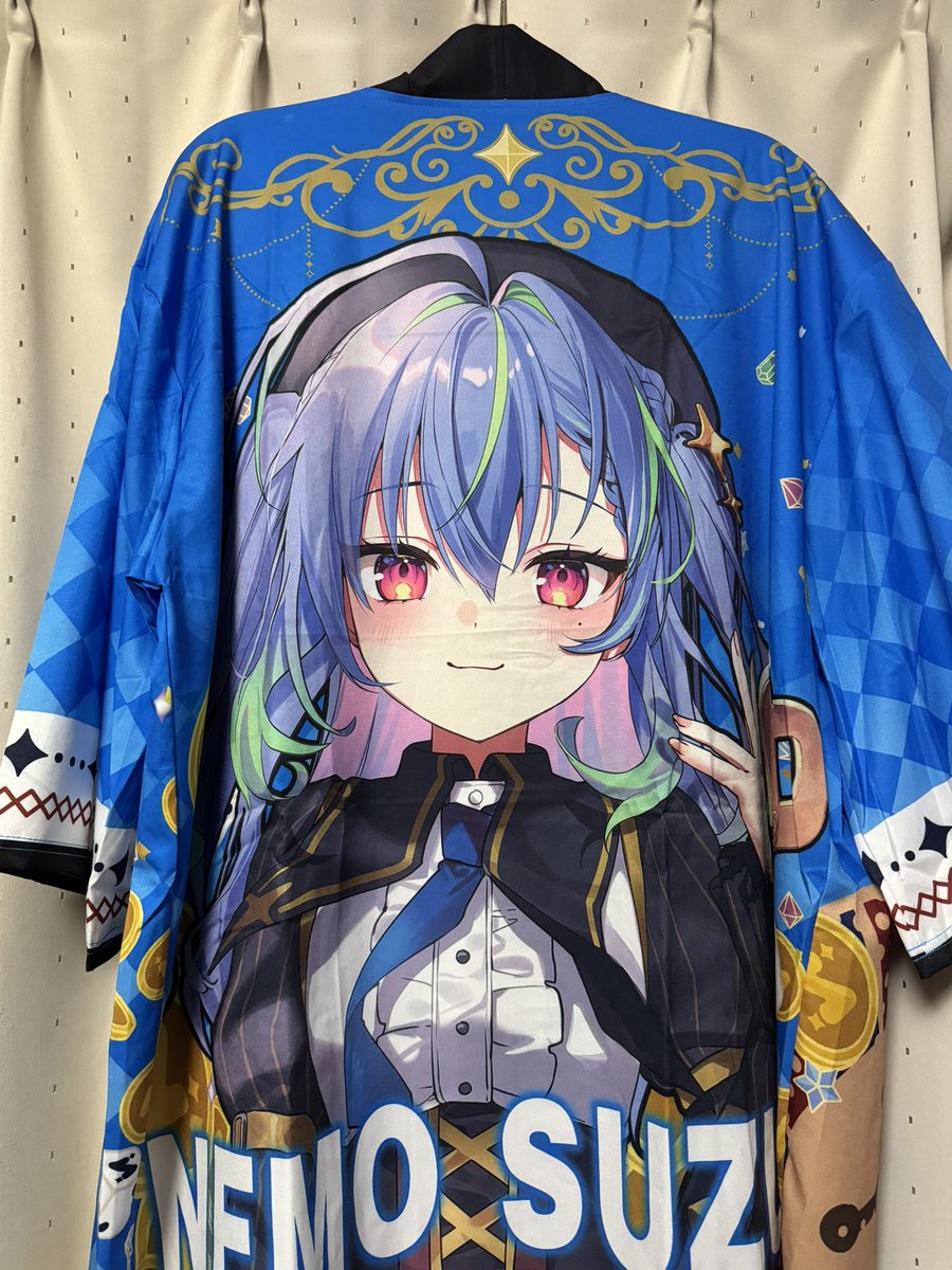 ネモたの法被届いたぁぁ！
めっちゃ嬉しい☺️✨
＃涼海ネモ
