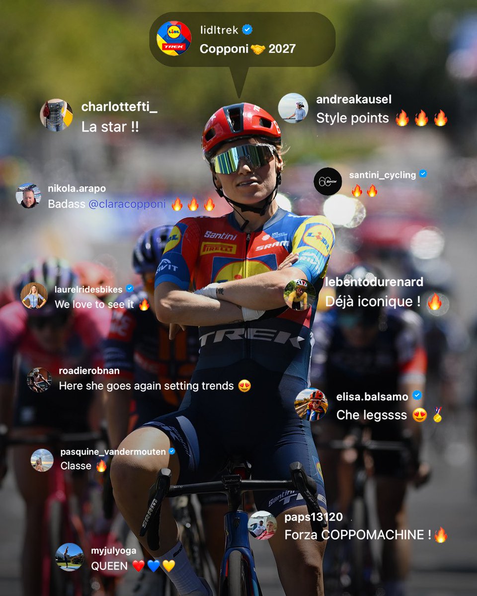 The Queen 👑 of cool extends with Lidl-Trek through 2027! 

📰 racing.trekbikes.com/stories/lidl-t…