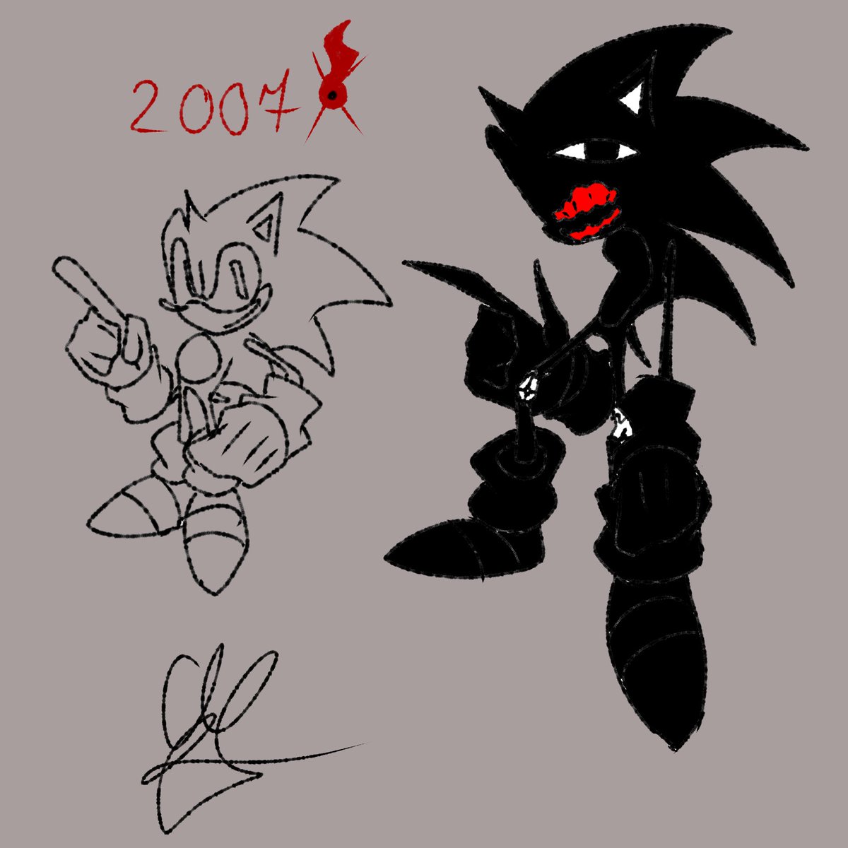 Mark91977Mark's tweet photo. My
               Official OC
                   2007X
#SonicExe #Sonicexeoc #execommunity #Sonicexefnf https://t.co/D8A72901xx