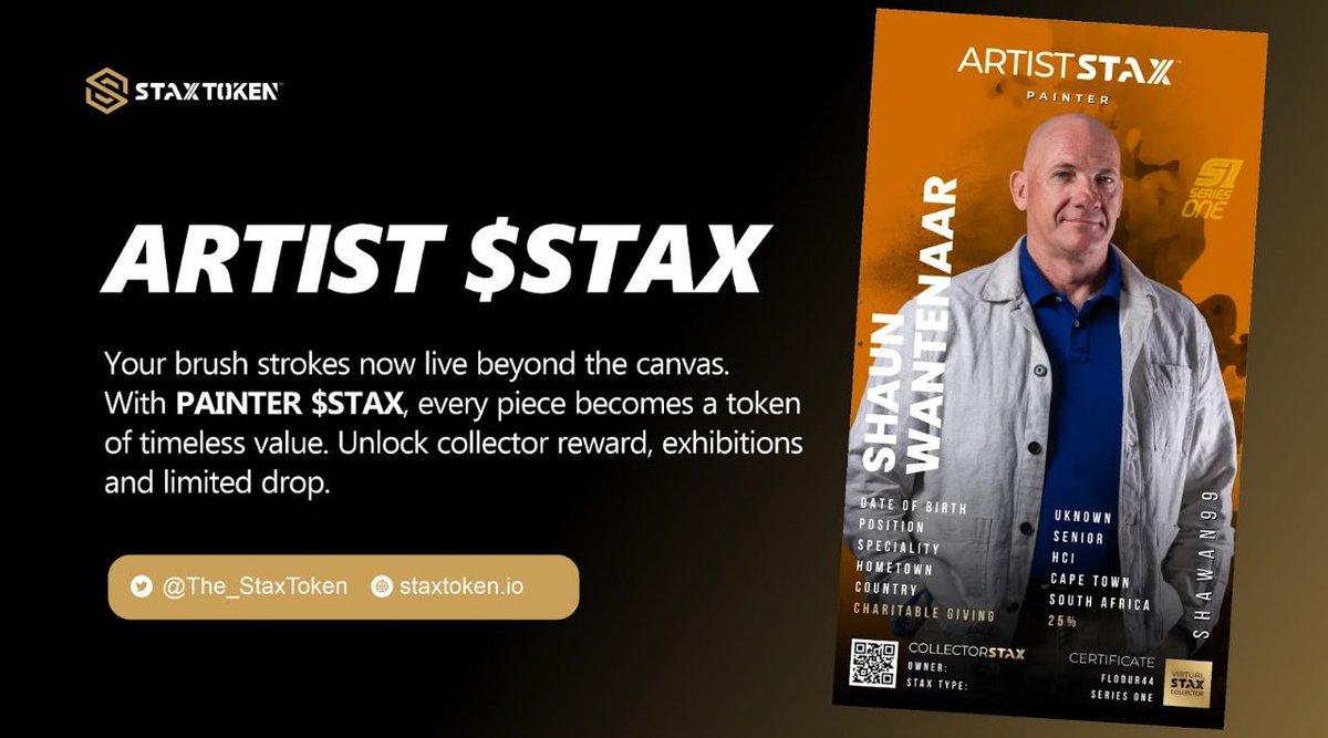 Fans want real connection, $STAX makes it possible!

Collect and flex digital cards tied to real creators and rising stars 💥
Earn rewards just for holding.

Start earning → staxtoken.io

Sign up here 👇 
h5.coinstore.vip/h5/signup?invi…

#STAX #Coinstore #Crypto