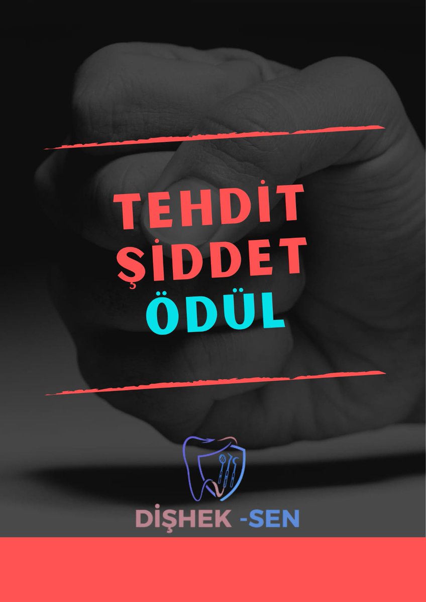 *TEKİRDAĞ ADSH BAŞHEKİMİ'NİN SÖZLEŞMESİ NASIL YENİLENDİ* 
💢Tekirdağ ADSH Başhekimi, kurumunda çalışan meslektaşımıza makam odasında fiziksel şiddet uyguladığı ve bu konu ile ilgili hukuki süreç devam ettiği halde, sözleşmesinin uzatılması kendisine ödül ve kurumda görev yapan