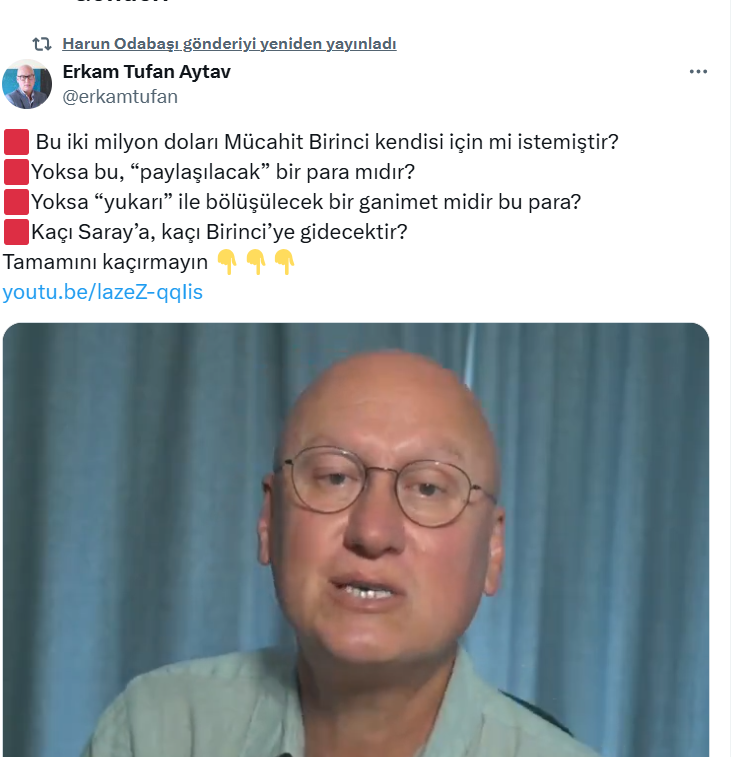 FETÖ CHP'ye akıl veriyor. Mücahit Birinci olayını Erdoğan'a bağlayacaklar.