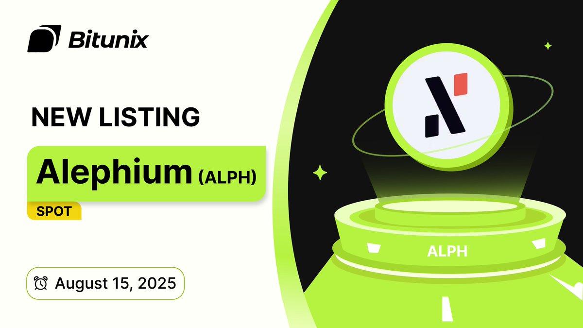 BitunixOfficial's tweet image. 📣 $ALPH @alephium Trading is now available on Bitunix Spot!

🚀 Spot Trading bitunix.com/spot-trade/ALP…

ℹ️ More Details bitunix.com/coin-introduce…