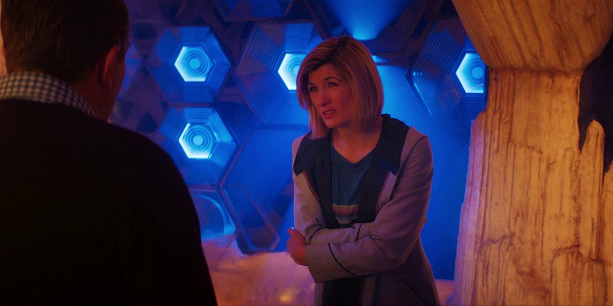 Can You Hear Me discourse on Twitter.com as if this isn't a scene lifted directly from Earthshock Part 1. The Thirteenth Doctor is basically just the Fifth on HRT, so idk why people are surprised she acts like him