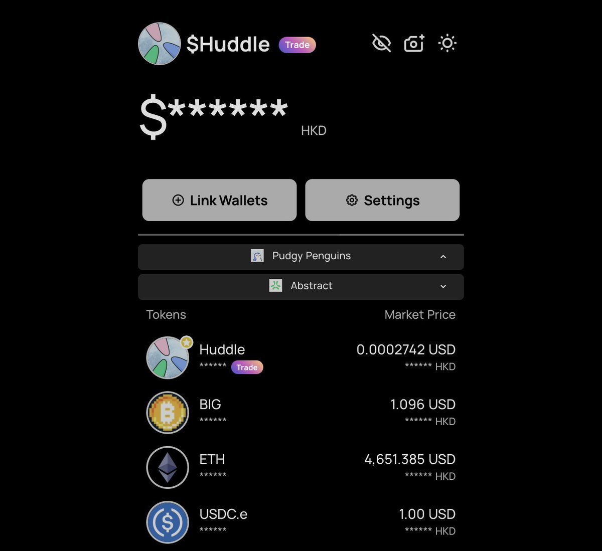 🔔 Huddle.is Update

We’ve improved your experience: assets are now sorted by total value (balance/quantity x price)

Your most valuable holdings always come first.