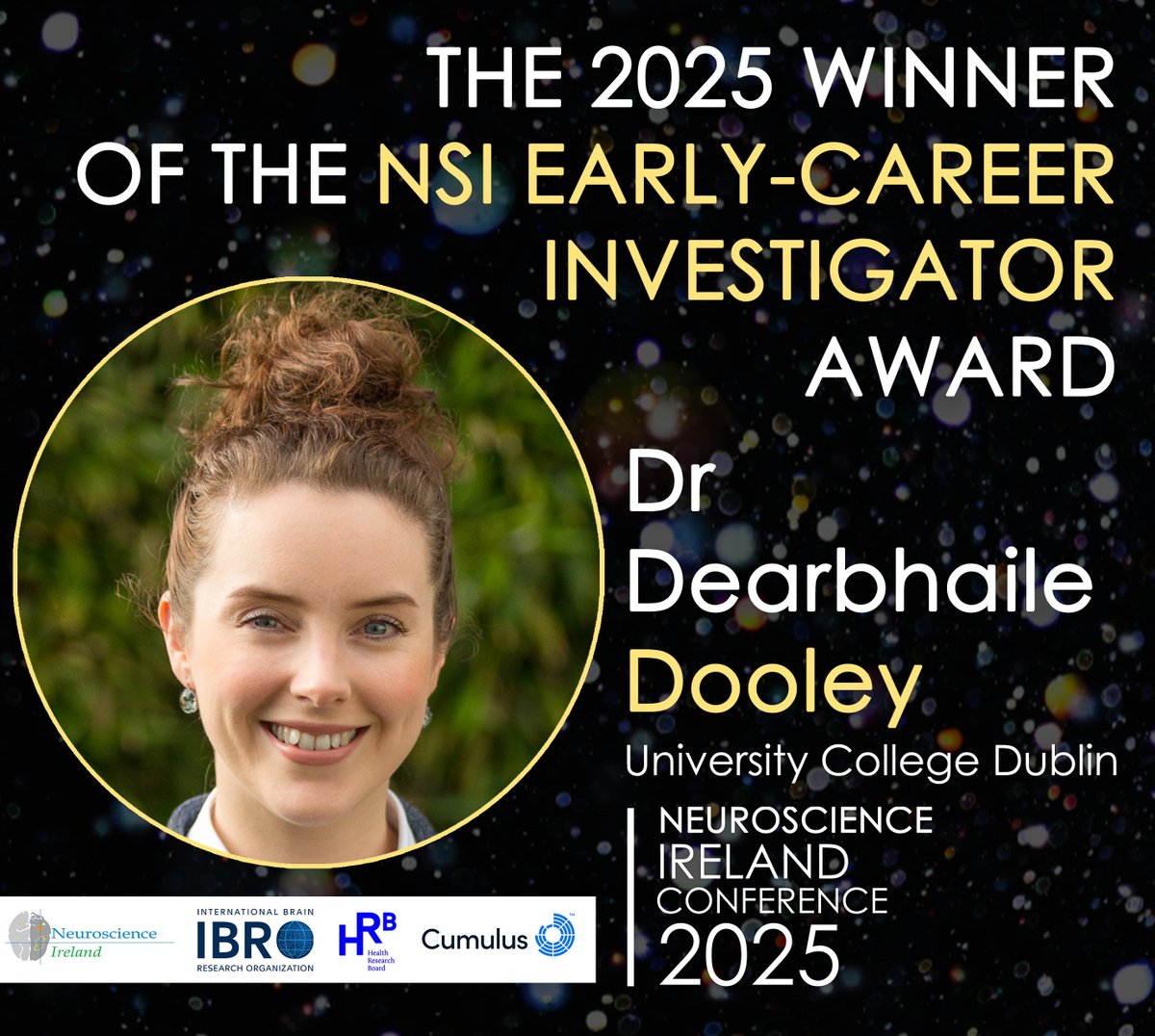 👩🎓✨ Many congratulations to Assistant Professor Dearbhaile Dooley (@DooleyLab), who has been awarded Neuroscience Ireland's 2025 Early-Career Investigator Award in recognition of her pioneering work on neuroimmune responses in spinal cord injury
This prestigious honour from…