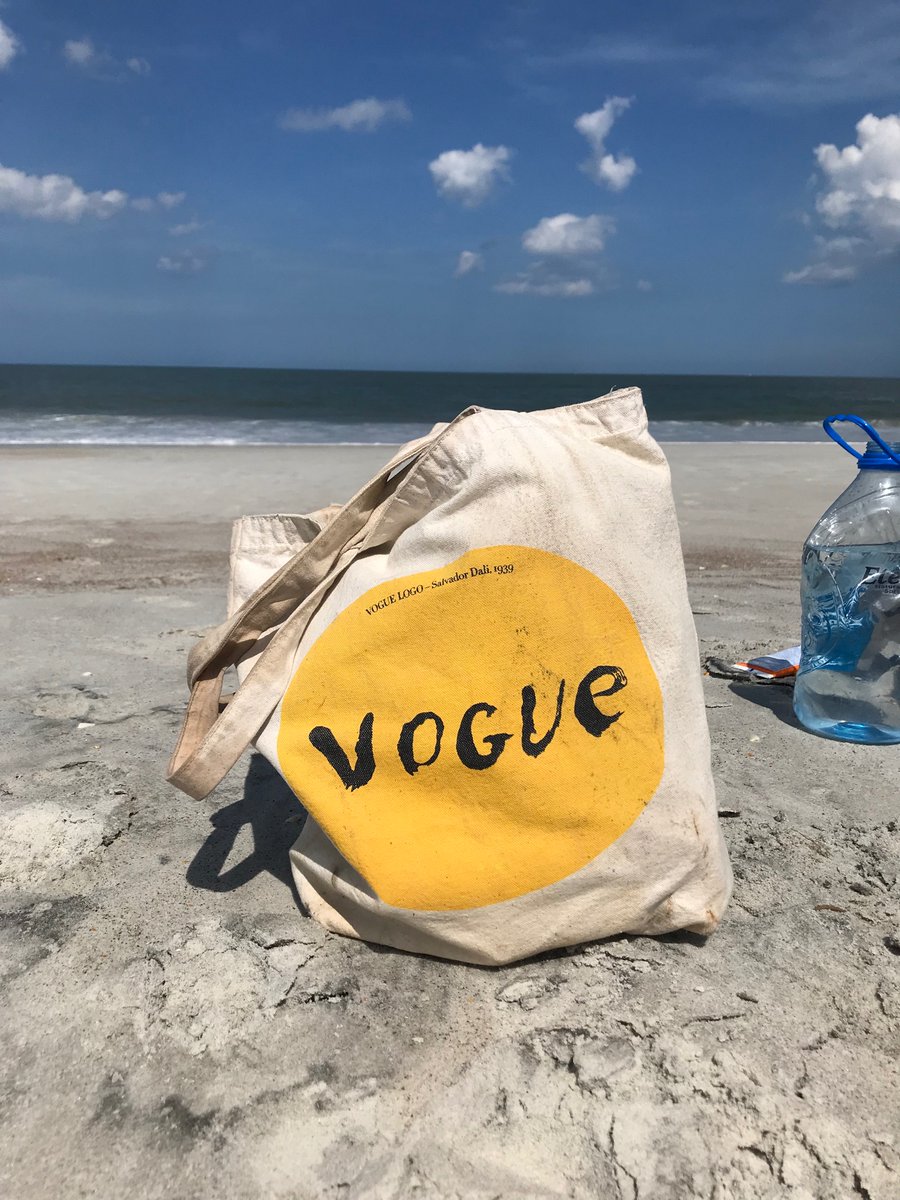 My beach bag was designed by Salvador Dali.