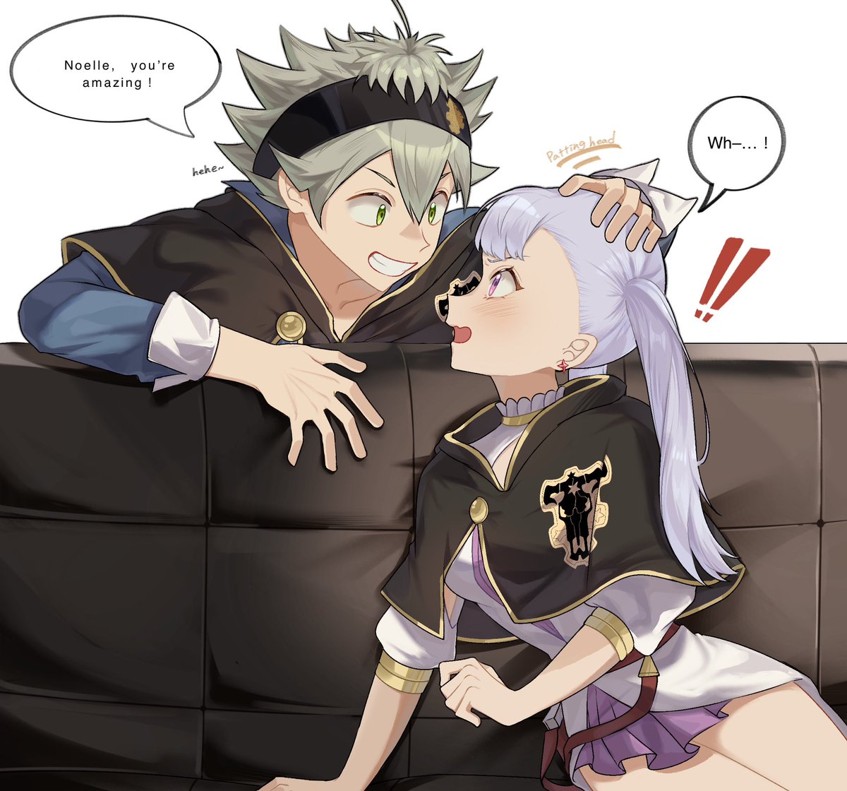 Inadvertent small actions🫢
#astaxnoelle #astelle #アスノエ #blackclover