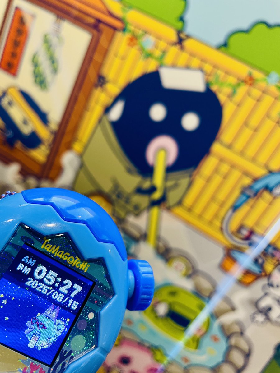 きたよ！
 #お風呂で発見たまごっち