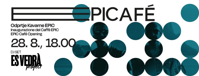 2025Go's tweet image. Opening of EPICafé at the EPICenter

📅 28. 08. 2025 at 18:00
📍 EPICenter, Kolodvorska pot 10, 5000 Nova Gorica
👉 Free entry

On Thursday, August 28 at 18:00, we are opening the EPIC Café at the EPICenter! 

#GoBorderless #EPICafé #EPICenter