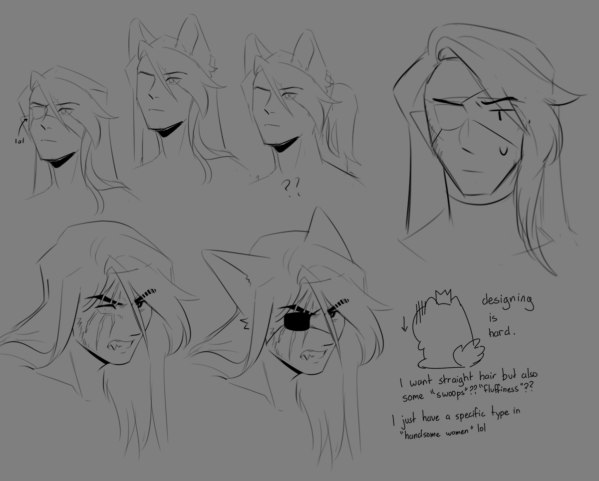i love embarrassing my future self with a new oc's initial concepts

a very specific werewolf character........ i'm still sitting on broad ideas though LOL
