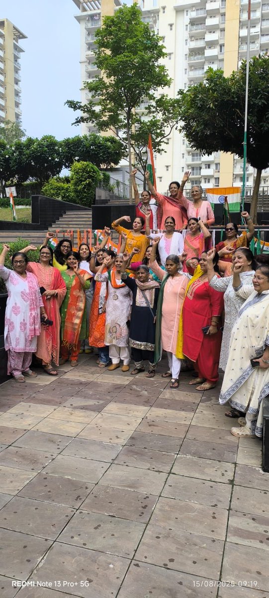 Glimpses of 🇮🇳Independence Day celebrations of भारत at  #Emaar #ImperialGardens sector 102 #DXP #Gurugram