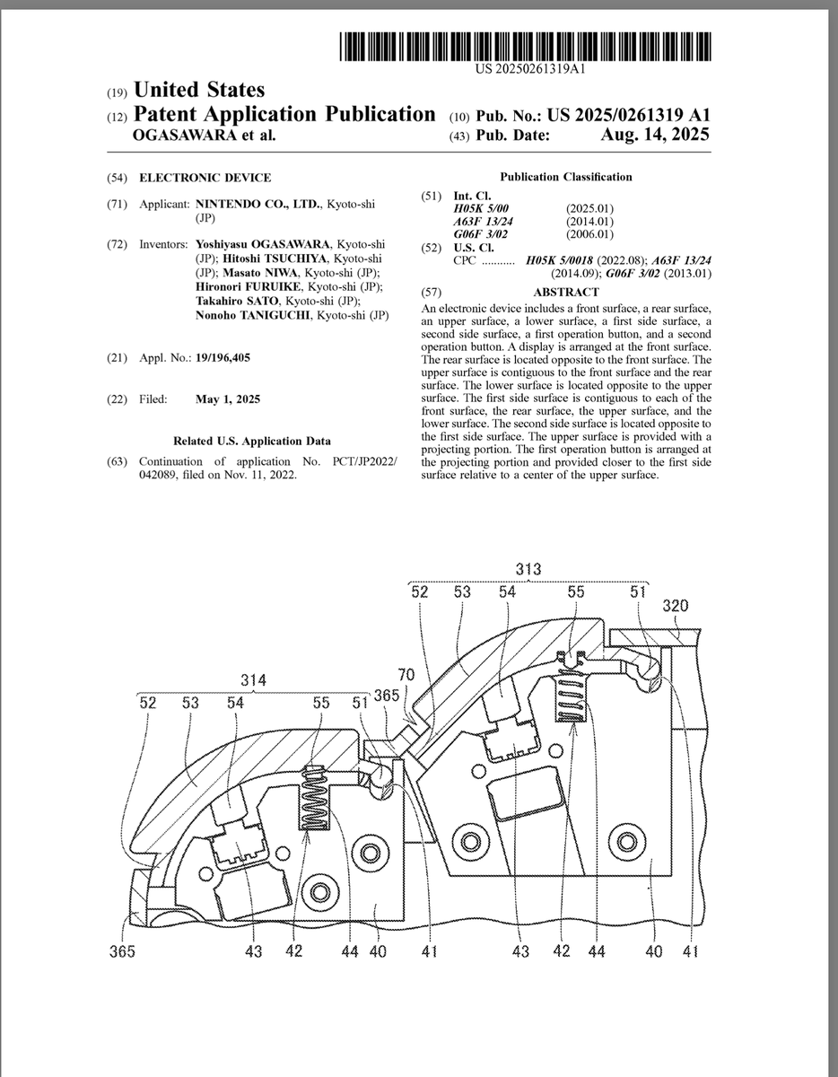 Switch2Stock's tweet photo. Switch 2 Second Screen patent from Nintendo
USPTO https://t.co/YyL88odxun