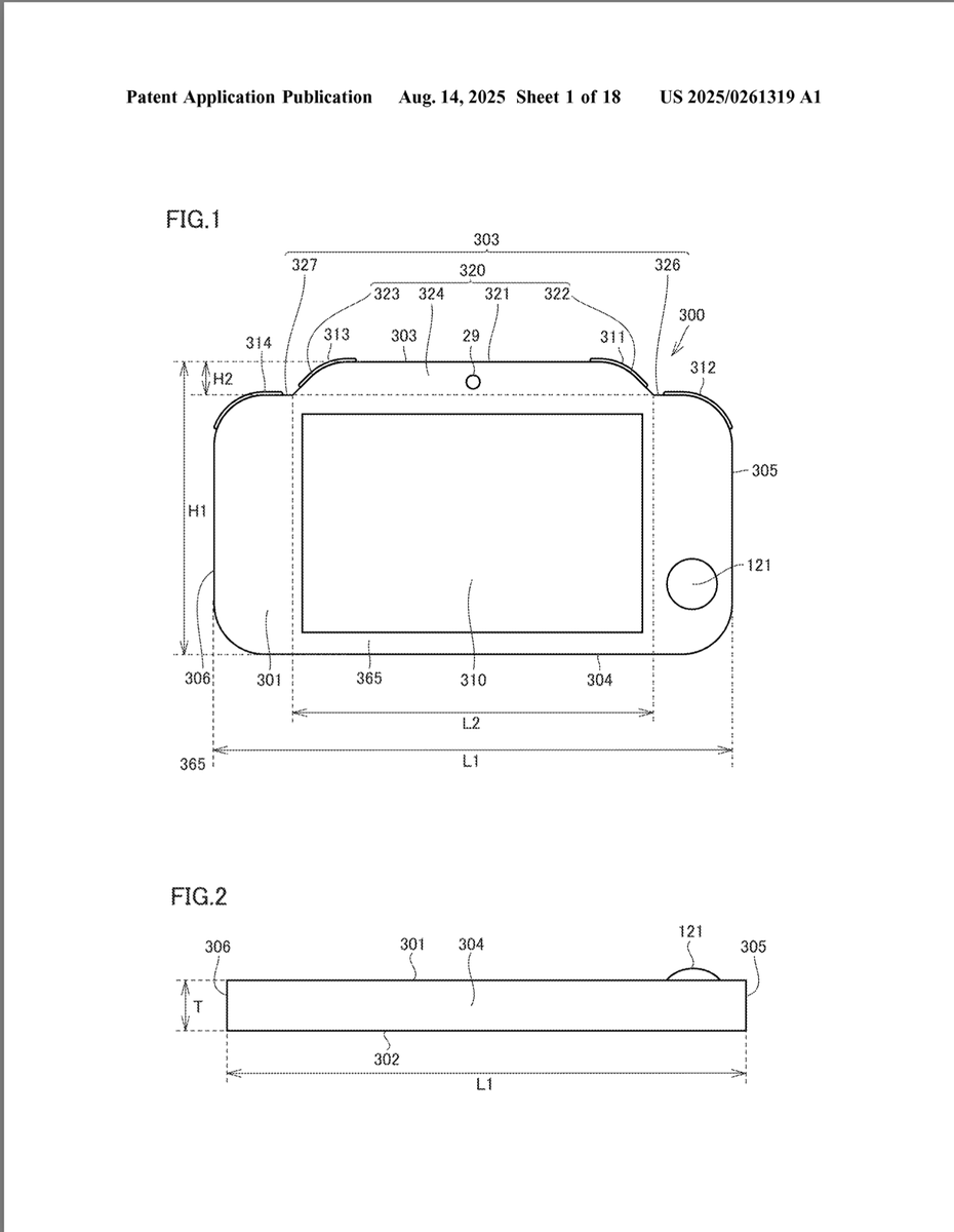 Switch2Stock's tweet photo. Switch 2 Second Screen patent from Nintendo
USPTO https://t.co/YyL88odxun