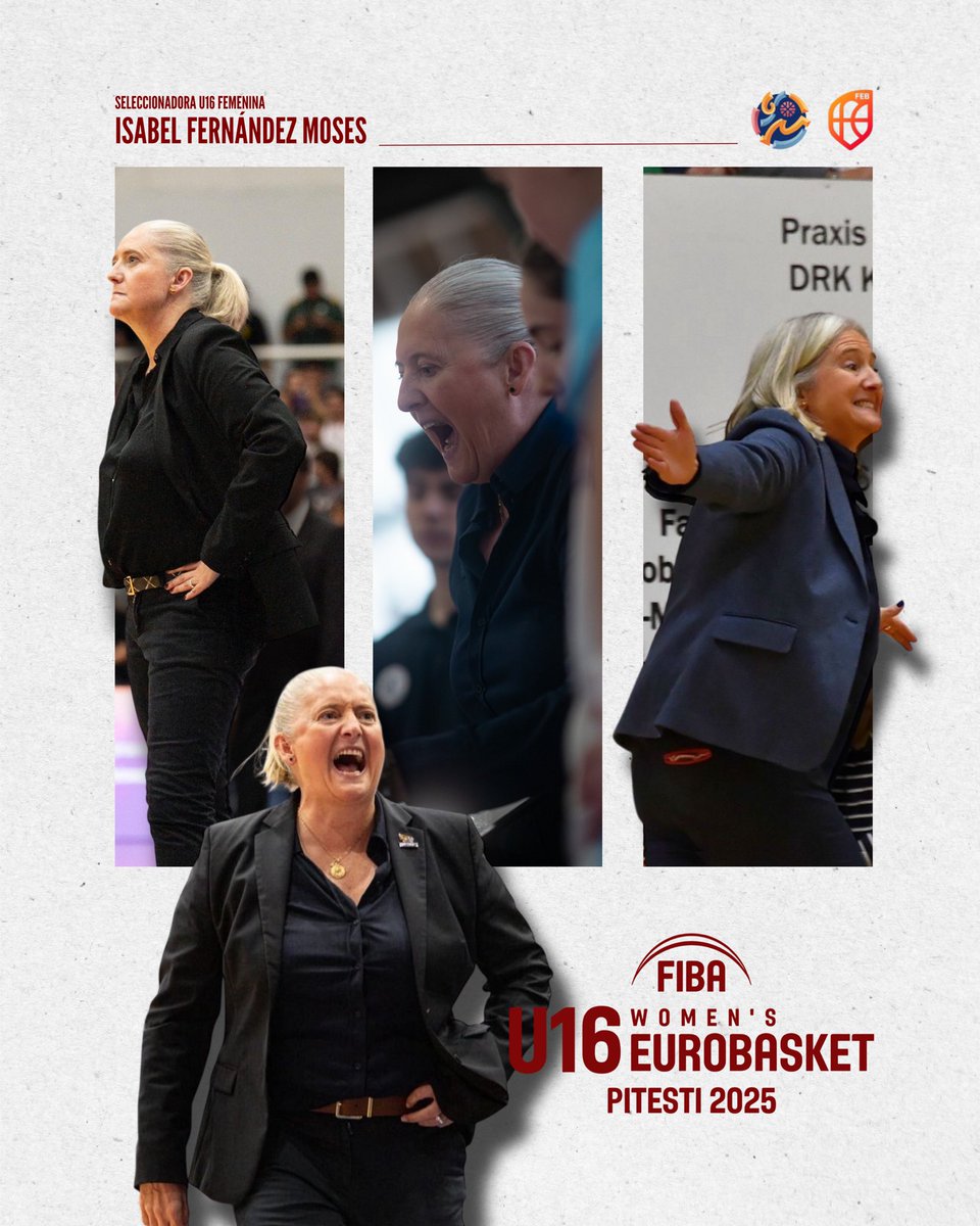 ¡Hoy empieza el #U16EuroBasket en Pitesti! 🏀🔥 Isabel Fernández Moses estará al mando del conjunto femenino que disputa su primer partido frente a Gran Bretaña!! 

Desde CB Alcobendas le deseamos mucha suerte a todo el conjunto y a nuestra directora general!! 🇪🇸✨ Vamos España!!