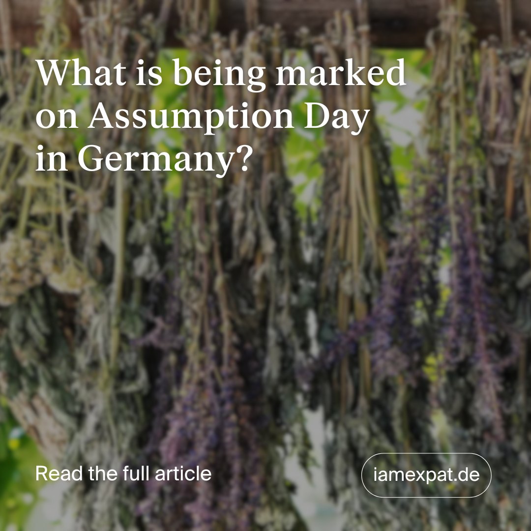 Today is a holiday in some federal states! 🔗LEARN MORE: iamexpat.de/lifestyle/life…
#AssumptionDay #Christianity #Germany #holiday