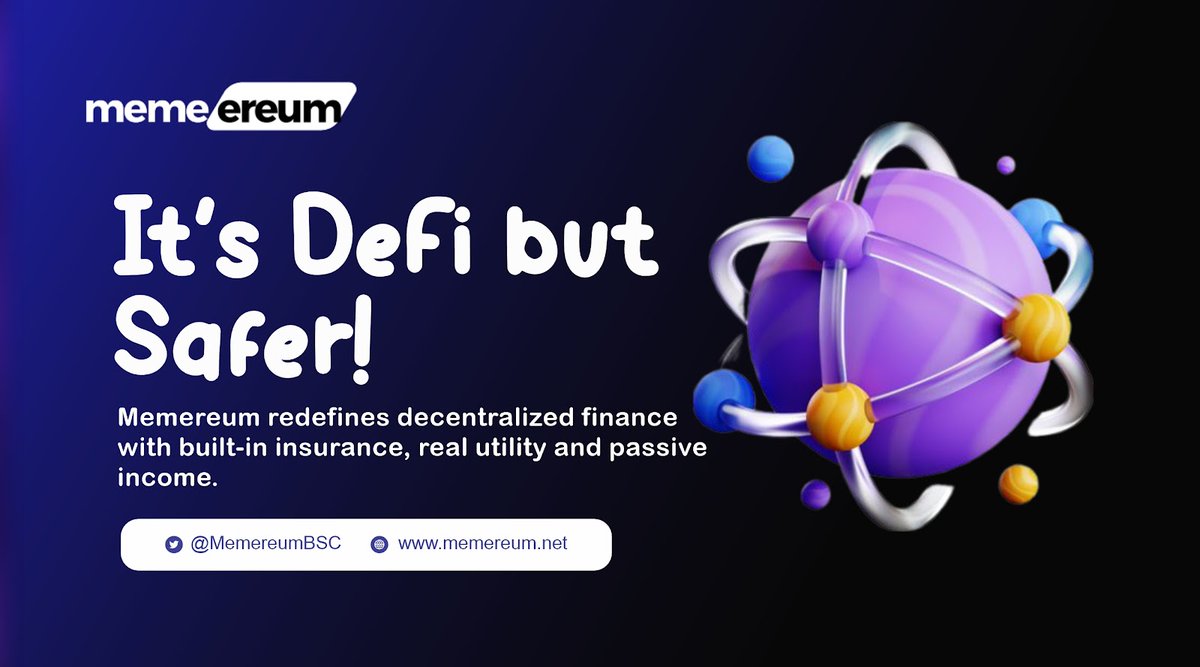 Mikolatte (@mikolatte1) on Twitter photo Your swaps, now covered by insurance.
Welcome to <a href="/MemereumBSC/">Memereum ($MEME)</a>’s MemeSwap (beta).
DeFi feels different when it’s <a href="/MemereumBSC/">Memereum ($MEME)</a>.
$MEME is trading now on <a href="/CoinstoreExc/">Coinstore</a>!
#DeFiRevolution #MemereumDEX #Coinstore Your swaps, now covered by insurance.
Welcome to <a href="/MemereumBSC/">Memereum ($MEME)</a>’s MemeSwap (beta).
DeFi feels different when it’s <a href="/MemereumBSC/">Memereum ($MEME)</a>.
$MEME is trading now on <a href="/CoinstoreExc/">Coinstore</a>!
#DeFiRevolution #MemereumDEX #Coinstore