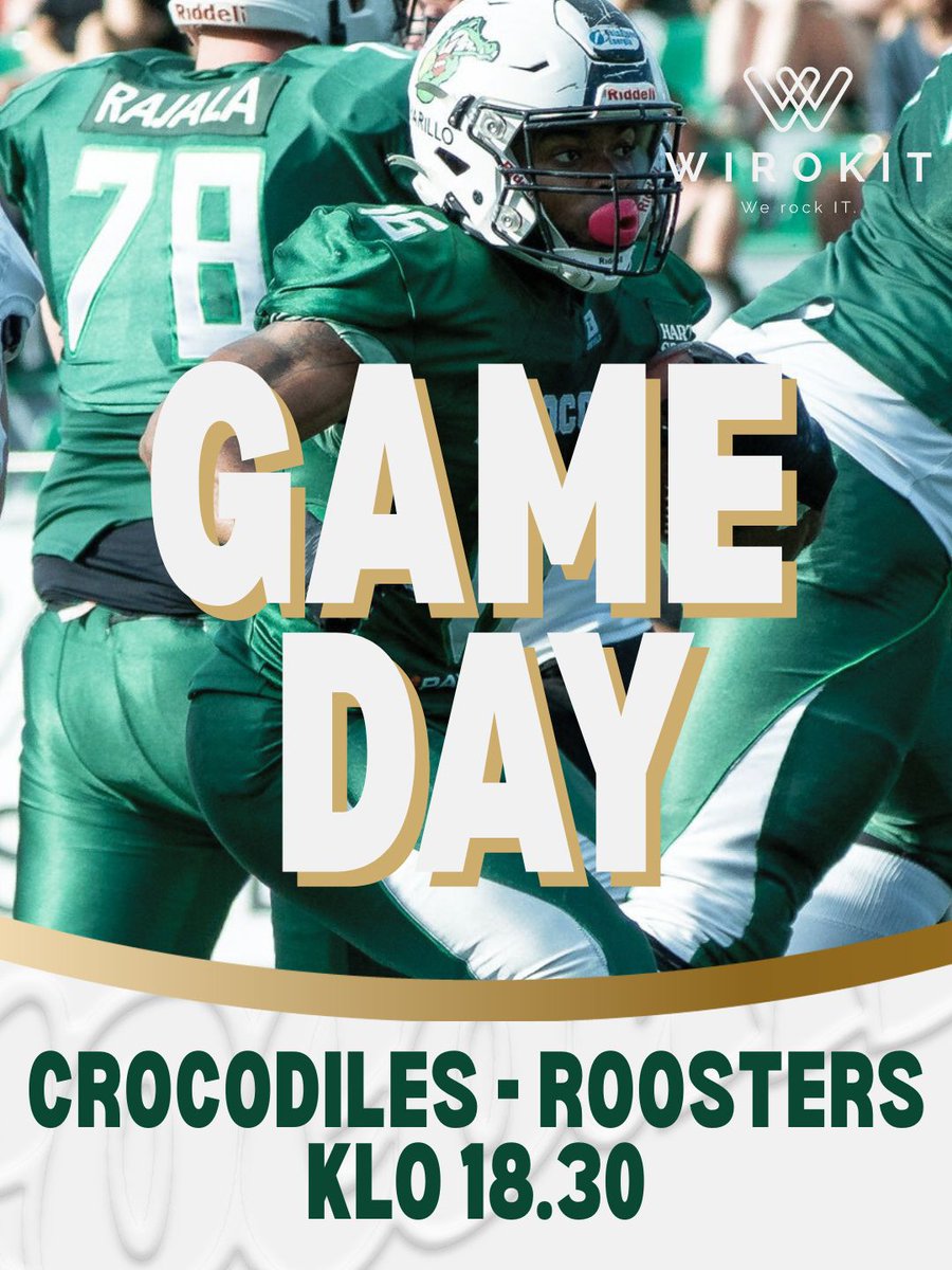 🏈 GAME DAY! 🏈
Tonight at 6:30 PM, Wirokit Stadium hosts the FINAL home game of the 2025 regular season!
We’re facing off against the red-hot defending champs, Helsinki Roosters, in a MUST-WIN battle for the top spots in the standings. The stakes couldn’t be higher!
We need the