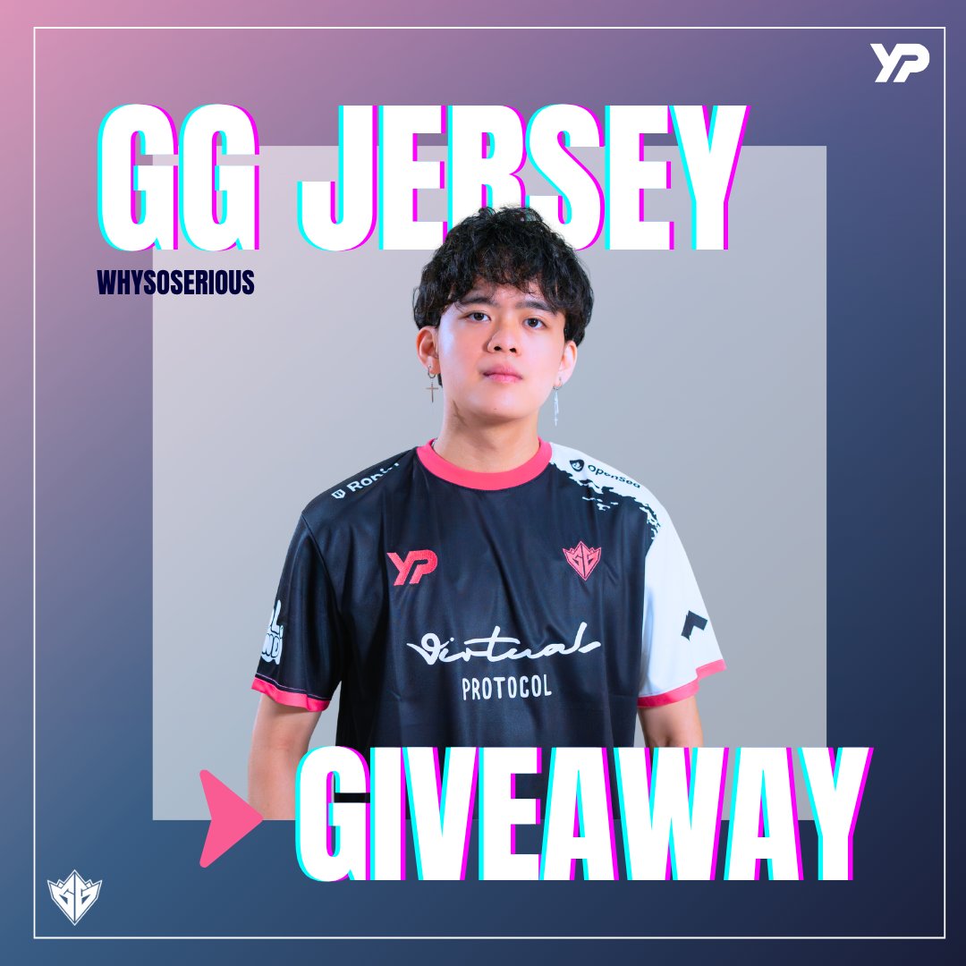 whysoserious_zz's tweet image. 🔥Serious x GG Jersey 2025 Giveaway 🔥

I&apos;m giving away 1x Limited Edition GG Jersey Merch Pack to BELIEVERS 🤝

How to join:
💠Follow @GamingGridx &amp;amp;  @whysoserious_zz 
💠Like &amp;amp; RT this post
💠Comment why you want this jersey
💠48 hours