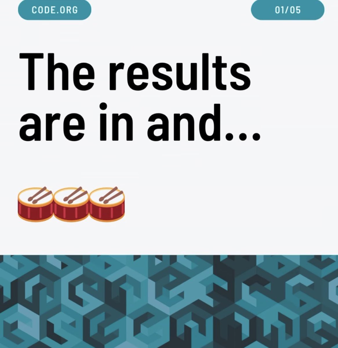 GeneracionCode's tweet image. ¡Mira lo que hicimos juntos este año!
Gracias a todos los profesores y estudiantes que colaboraron para que este año escolar sea un año para recordar.
¡Felices Vacaciones a todos nuestros programadores!
#codeorg