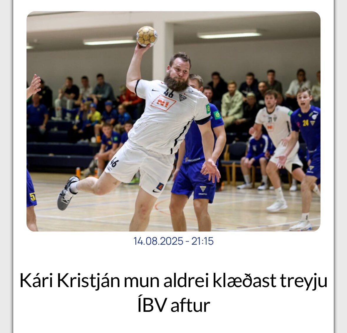 👋👋

Handkastið er byrjað aftur eftir sumarfrí🛎️

Lala þáttur svona í upphafi eftir rólegt sumarfrí💣

open.spotify.com/episode/1DVFfX…