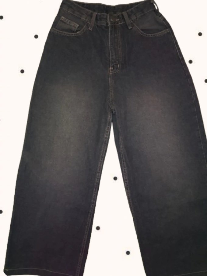 linofits's tweet photo. wts want to sell baggy jeans highwaist black retro brand NUjeans!

new belom pernah dipake, warna aslinya hitam ngga abu kaya di foto 💯

size M
lp: 72
lph: 66
panjang: 95

💸 125k
🏷️ co shopee
📍 kab. bandung https://t.co/t5lajmKjxe