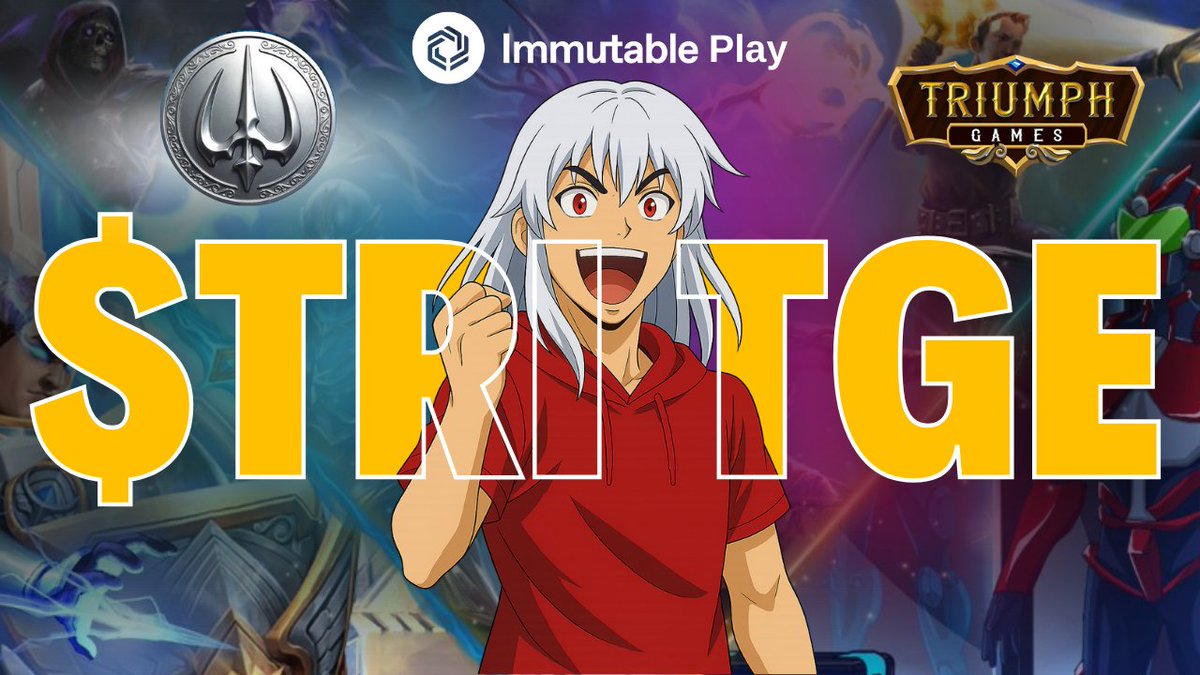 gorlockweb3's tweet image. 🚨 Triumph Games: $TRI TGE 🪙.

@Triumph_Games  is finally launching their studio token $TRI this September!

$TRI will power one of the strongest gaming ecosystems in Web3. 🎮⚡

$TRI Quest is live on @Immutable Play.

🧵 Here’s everything you need to know about Triumph Games &amp;amp;…