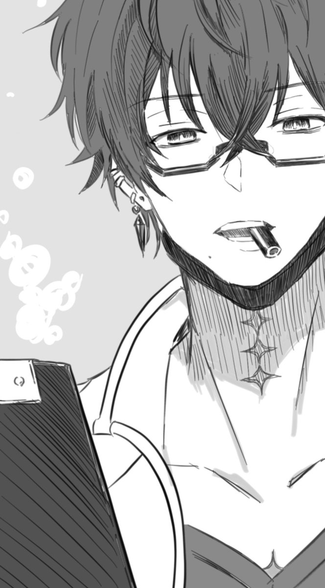 前に描いた医者先生じろのトリミングしたやつ壁紙にしようかな…(*´ω`*)