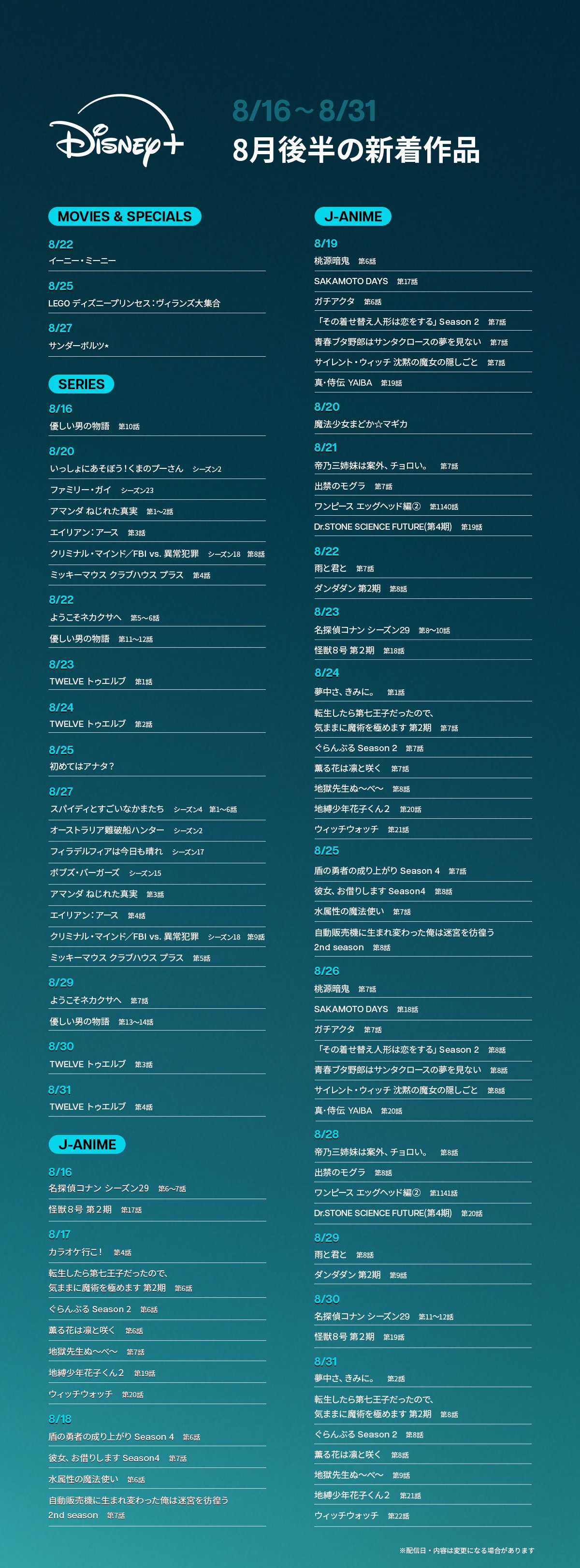 Disney Plus 12000分 ディズニープラス公式 (@DisneyPlusJP) / X