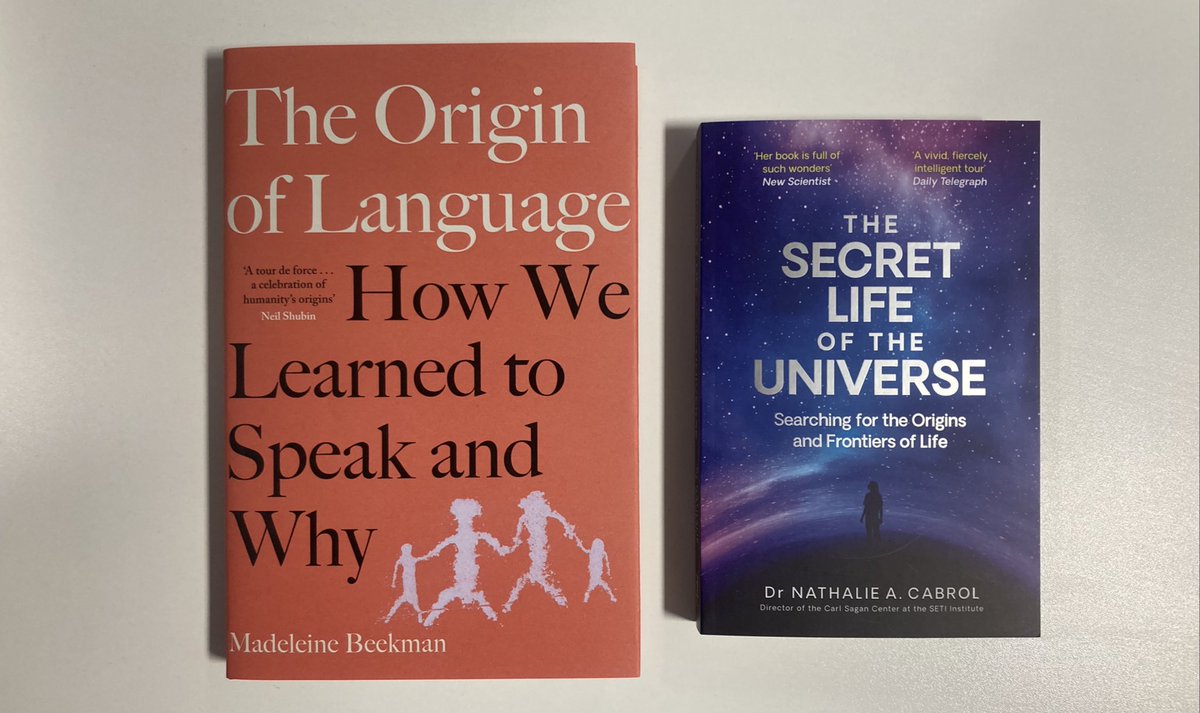 Published two terrific bits of pop science yesterday, on in HB and the other in PB. Big congratulations to Madeleine and Nathalie!