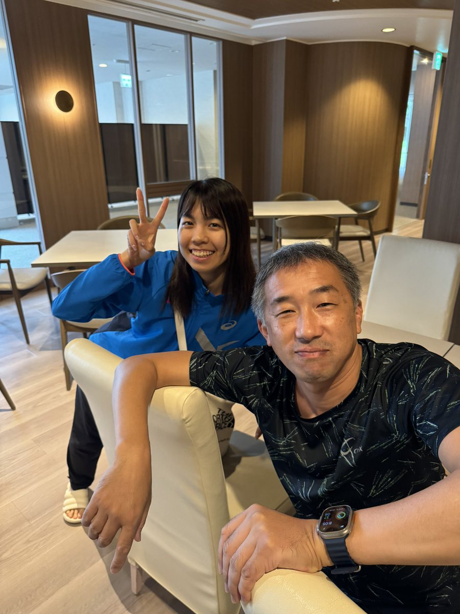 昨年まで同じチームで活動していた🏃‍♀️
菜月が遊びに来てくれました👍
チームは変わっても、これからも応援しています💪
また秋の大会で会いましょう🔥