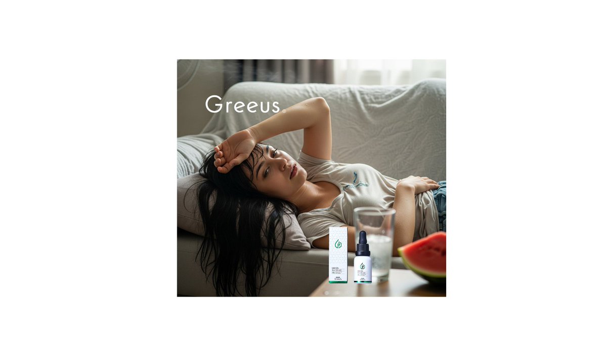GreeusCBD's tweet photo. 暑くてだる〜い毎日も、Greeus CBDオイルでひと滴リセット✨
 スイス産CBDと天然MCTオイルで、夏の疲れやストレスをゆるっと癒そう🌿 
寝つきの悪い夜にもお勧め！
https://t.co/q1G5XMm6ge
#夏バテ対策 #CBD #リラックス #オーガニック #Greeus https://t.co/wa1F8YuaaA