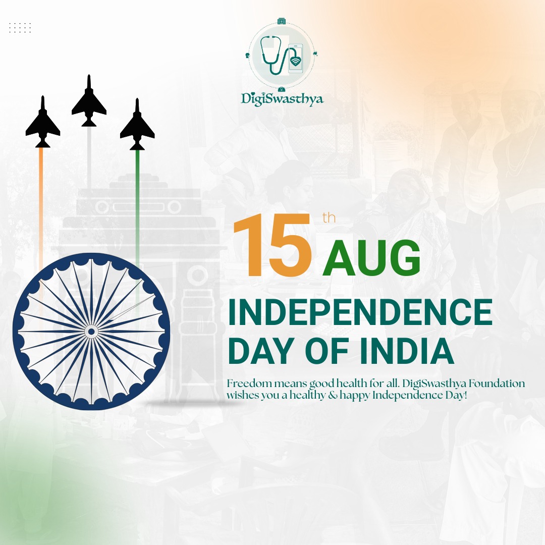 DigiSwasthya Foundation (@digiswasthya) on Twitter photo This Independence Day, let’s celebrate not just our freedom, but the power to create a healthier India.
At DigiSwasthya Foundation, we’re committed to making quality healthcare accessible to every citizen—because a truly free nation is a healthy one.🇮🇳❤️
#IndependenceDay #JaiHind This Independence Day, let’s celebrate not just our freedom, but the power to create a healthier India.
At DigiSwasthya Foundation, we’re committed to making quality healthcare accessible to every citizen—because a truly free nation is a healthy one.🇮🇳❤️
#IndependenceDay #JaiHind