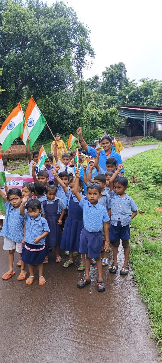 Across every Anganwadi in Goa, our children proudly held the Tiranga high, celebrating the true spirit of #IndependenceDay. Various activities filled the day with joy, fostering patriotism and unity in every heart. In their bright eyes and firm salutes shines the promise of a