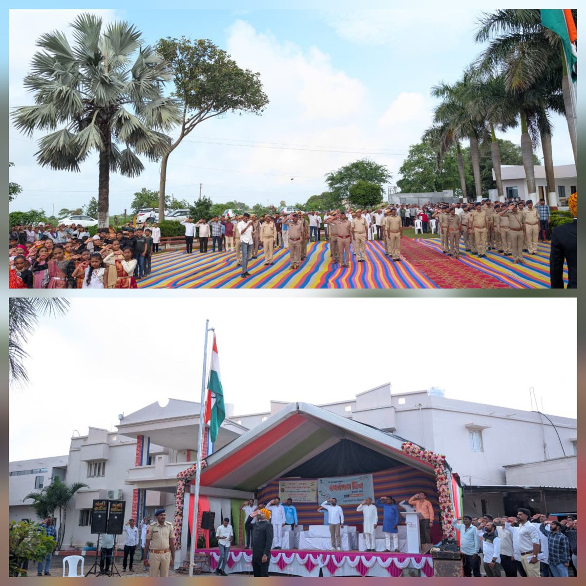 RamoliyaKrishna's tweet photo. વિસાવદર તાલુકા કક્ષાના સ્વતંત્રતા દિવસની ઉજવણી વિરપુર ગામે કરવામાં આવી @collectorjunag @DdoJunagadh @tdo_visavadar https://t.co/nrmT8zScKi
