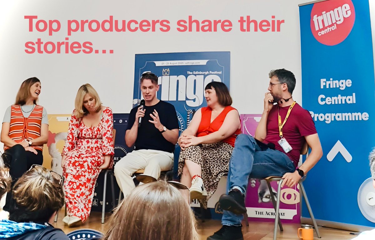 Fantastic Tuesday morning at Fringe to Screen: Screen Potential! Luke Fresle, our Head of Development, loved sharing the panel with Claire Armspach, Ciara Barry, &amp; Deanne Cunningham. Recording soon on Fringe site!