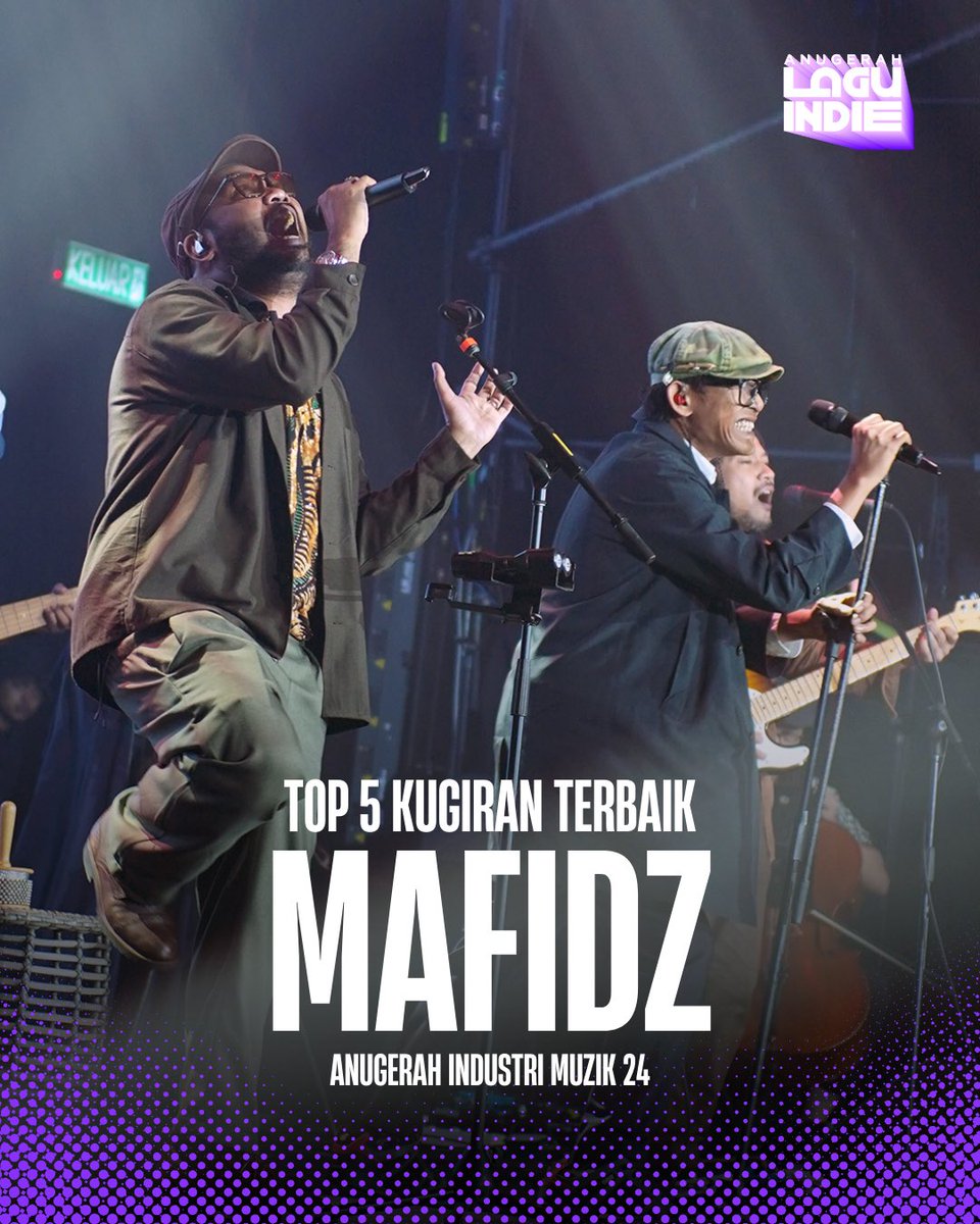 Anugerah Lagu Indie (@anugerahindie) on Twitter photo Selepas kejayaan di #ALI2024 tempoh hari, <a href="/mafidzofficial/">Mafidz: Teleportasi</a> terus Teleportasi di dimensi #AIM24 ππΌ
Tahniah Mafidz atas pencalonan Top 5 Kugiran Terbaik. Selamat maju jaya kami ucapkan! π Selepas kejayaan di #ALI2024 tempoh hari, <a href="/mafidzofficial/">Mafidz: Teleportasi</a> terus Teleportasi di dimensi #AIM24 ππΌ
Tahniah Mafidz atas pencalonan Top 5 Kugiran Terbaik. Selamat maju jaya kami ucapkan! π